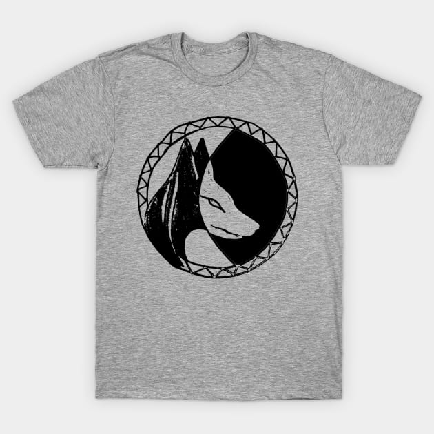 Jackal face T-Shirt by Guernat